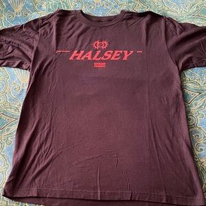 Halsey Maroon Graphic Short Sleeve Tee